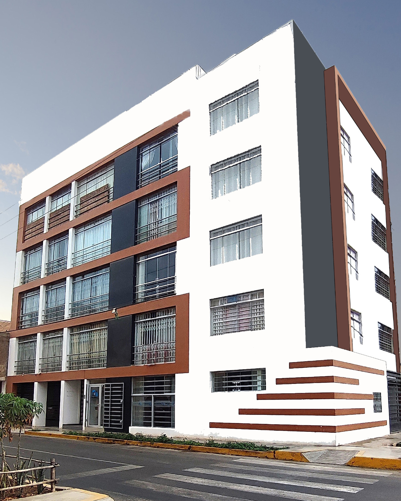 Fachada del Multifamiliar Covicorti